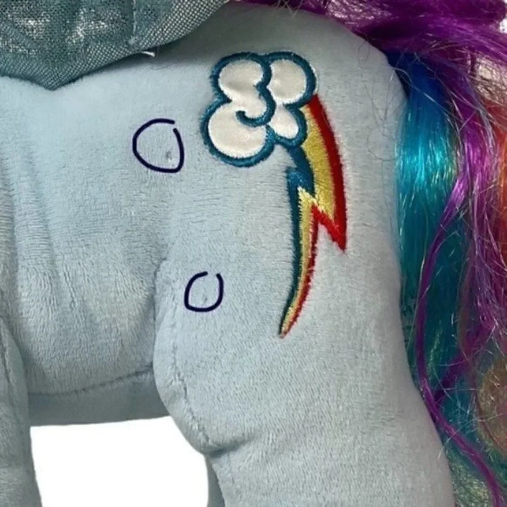 BUILD-A-BEAR My Little Pony Limited Edition Rainbow Dash Pegasus 2018 15” plush